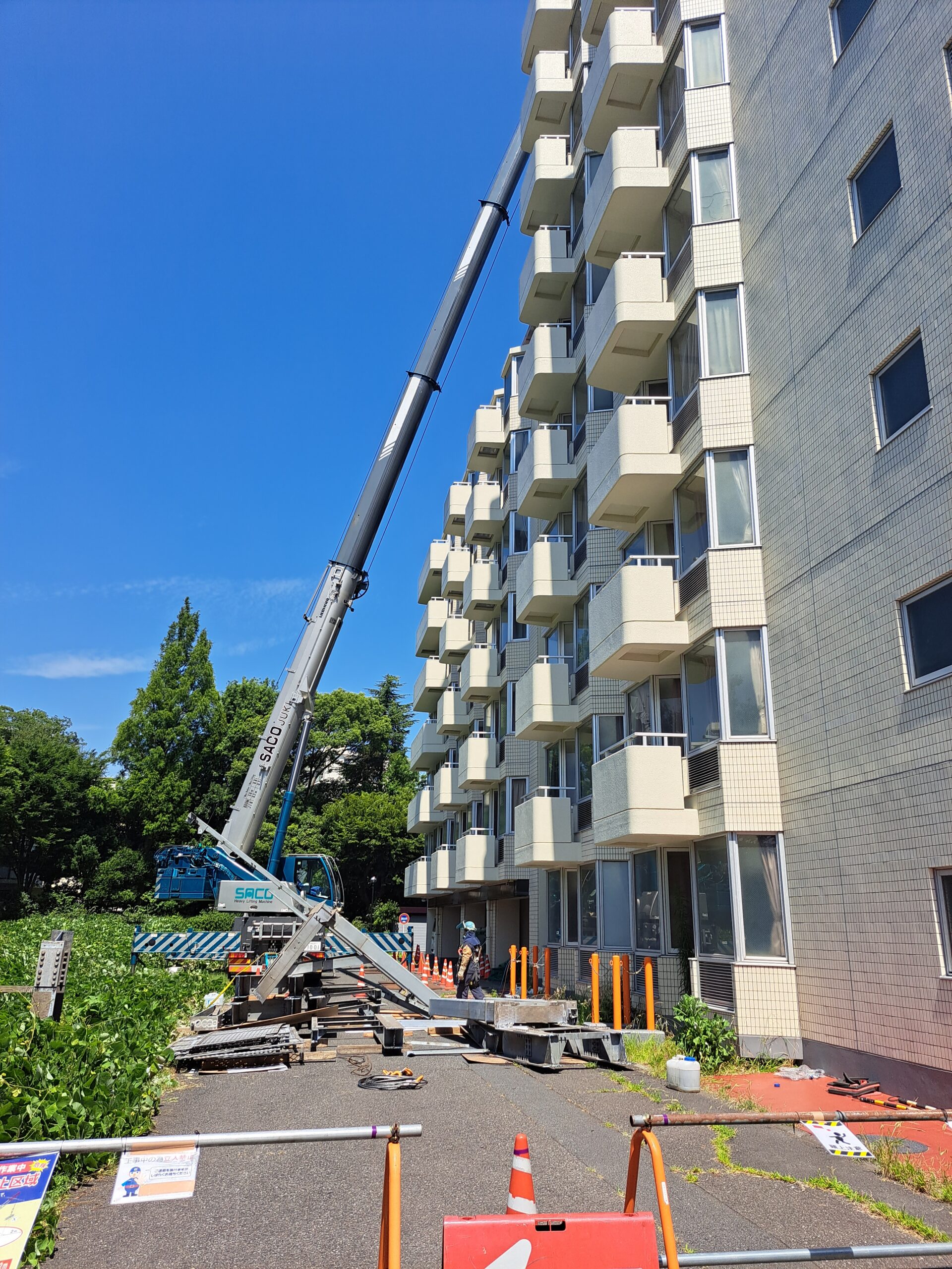 東京都　携帯電話基地局（ビル型）撤去工事