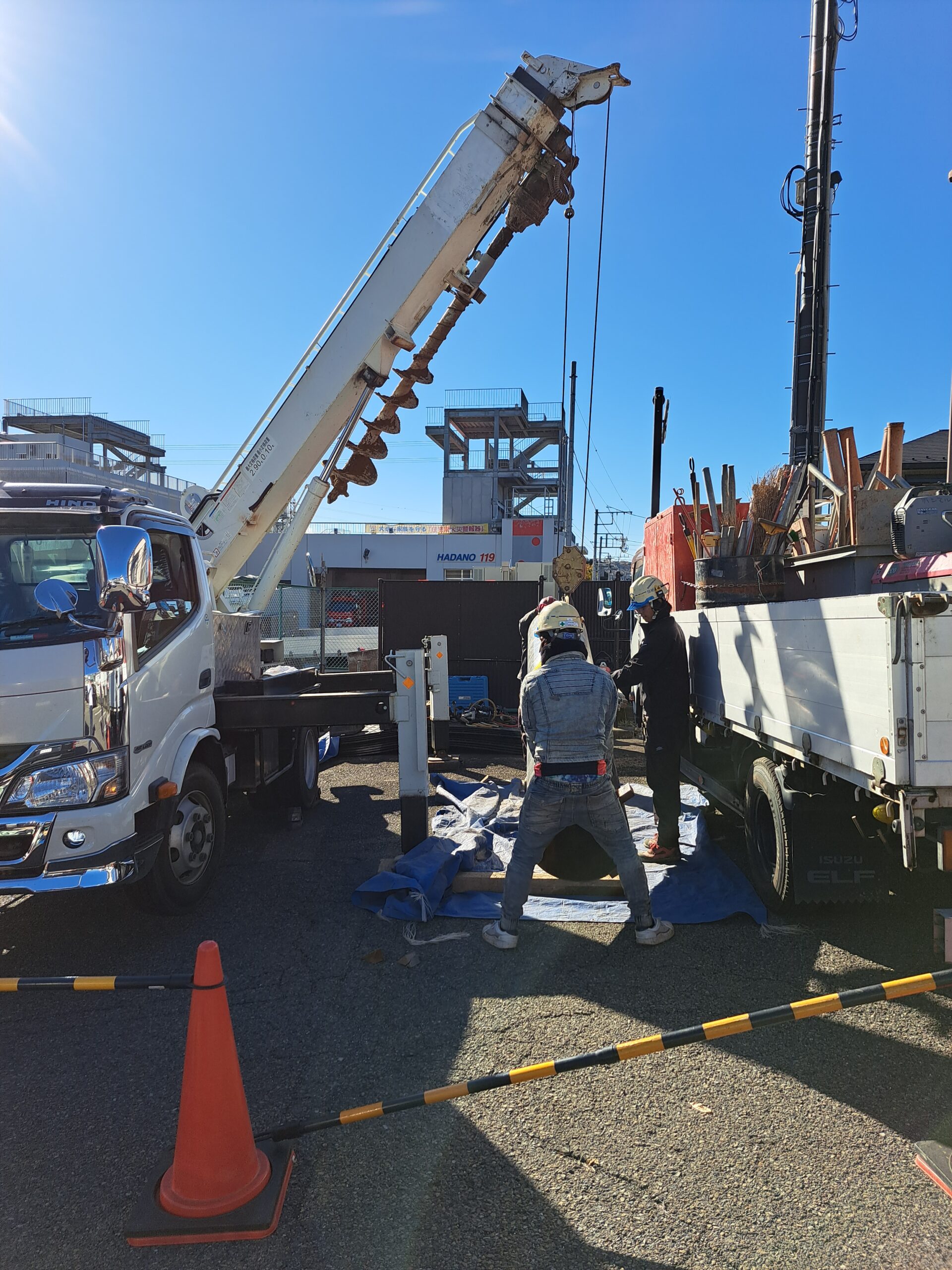 神奈川県　携帯電話キャリア基地局工事