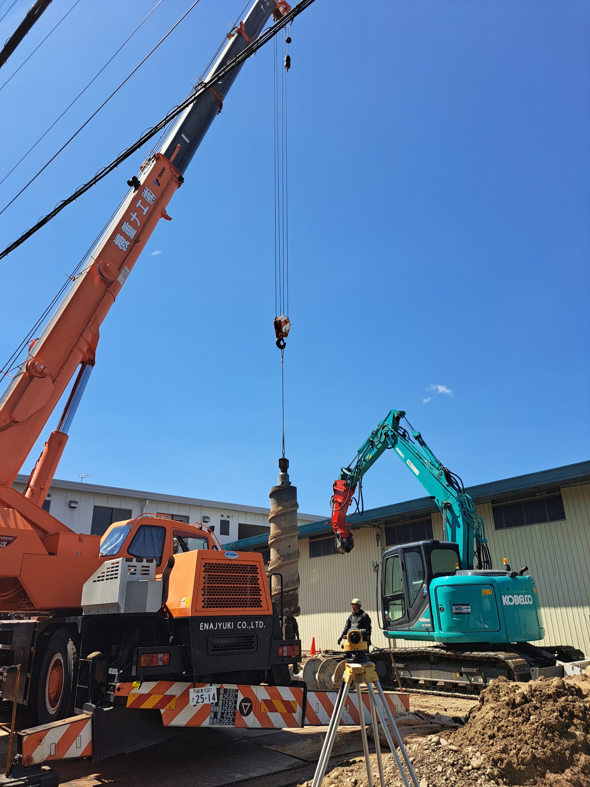 岐阜県　携帯電話キャリア基地局工事　